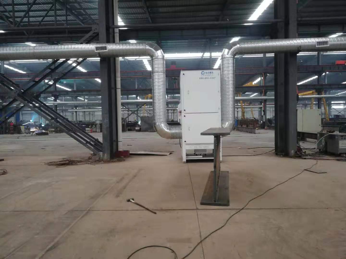 河南飛（fēi）博環保焊接車間整體除（chú）塵係統-對吸式自循環係（xì）統(圖2)